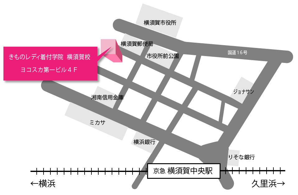 横須賀校の地図